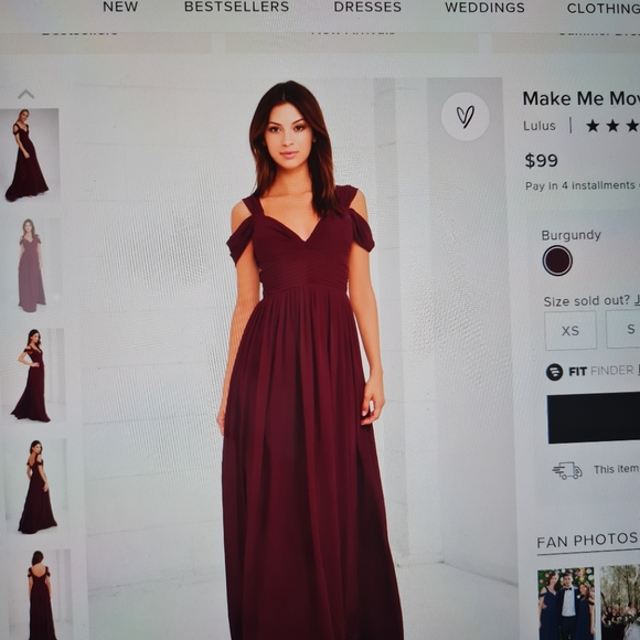 Lulus Dresses & Skirts - NWT-LULUS MAKE ME MOVE BURGUNDY MAXI DRESS